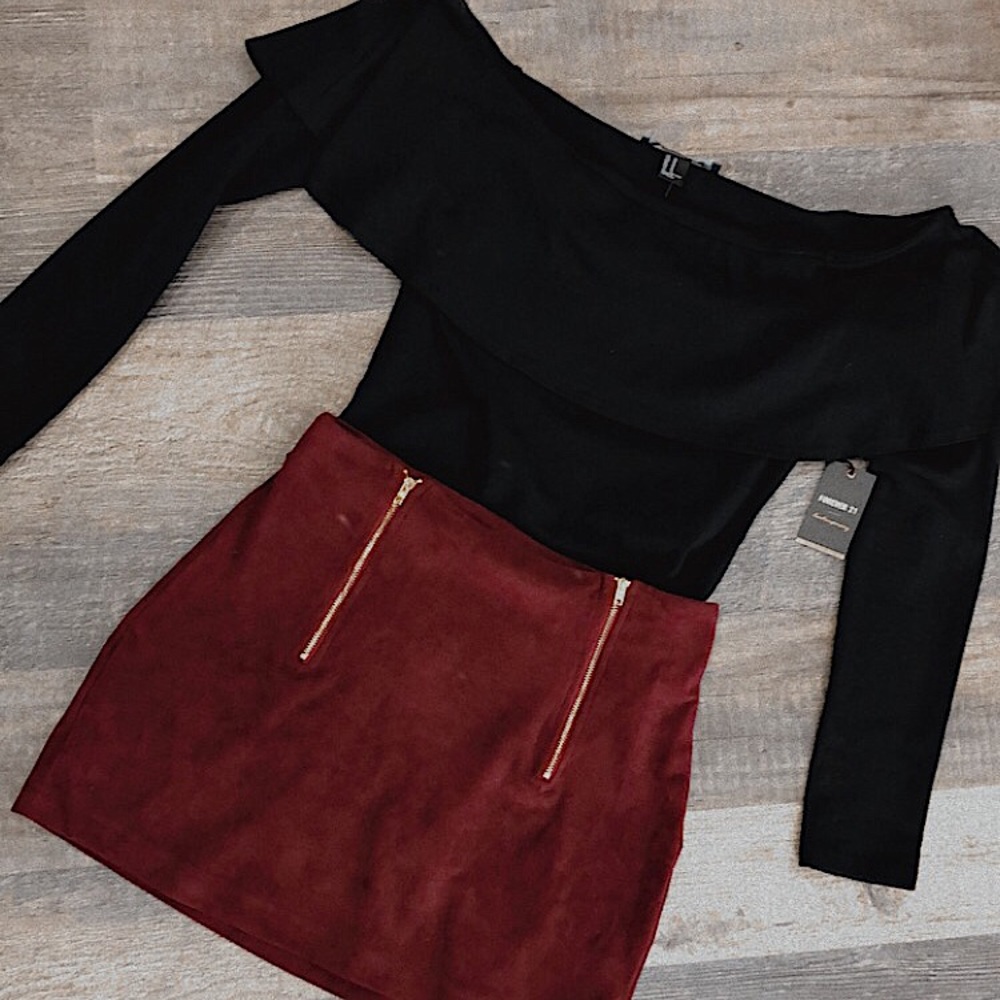 Skirt and bodysuit